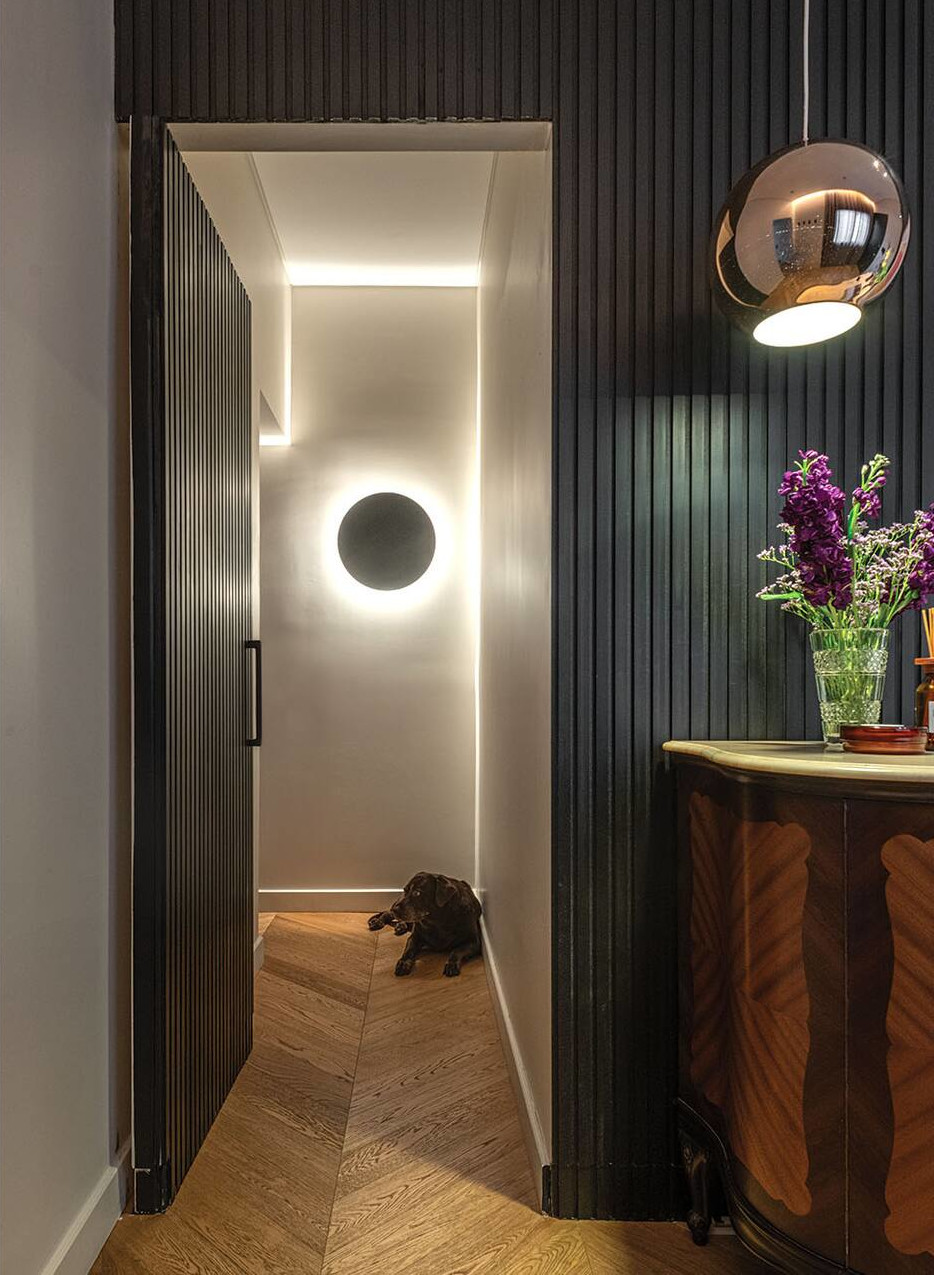 couloir appartement avec terrasse