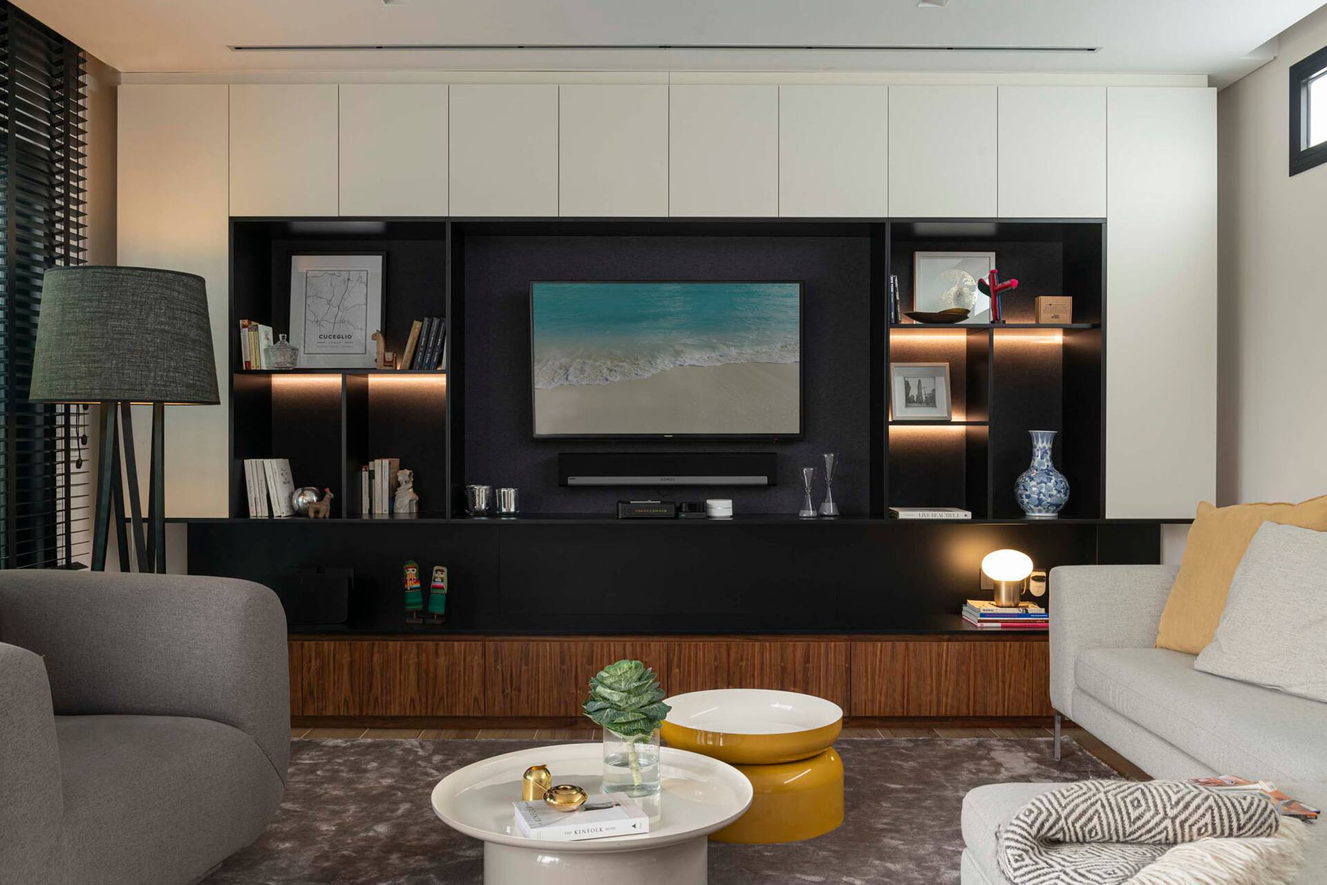 salon décoration contemporaine