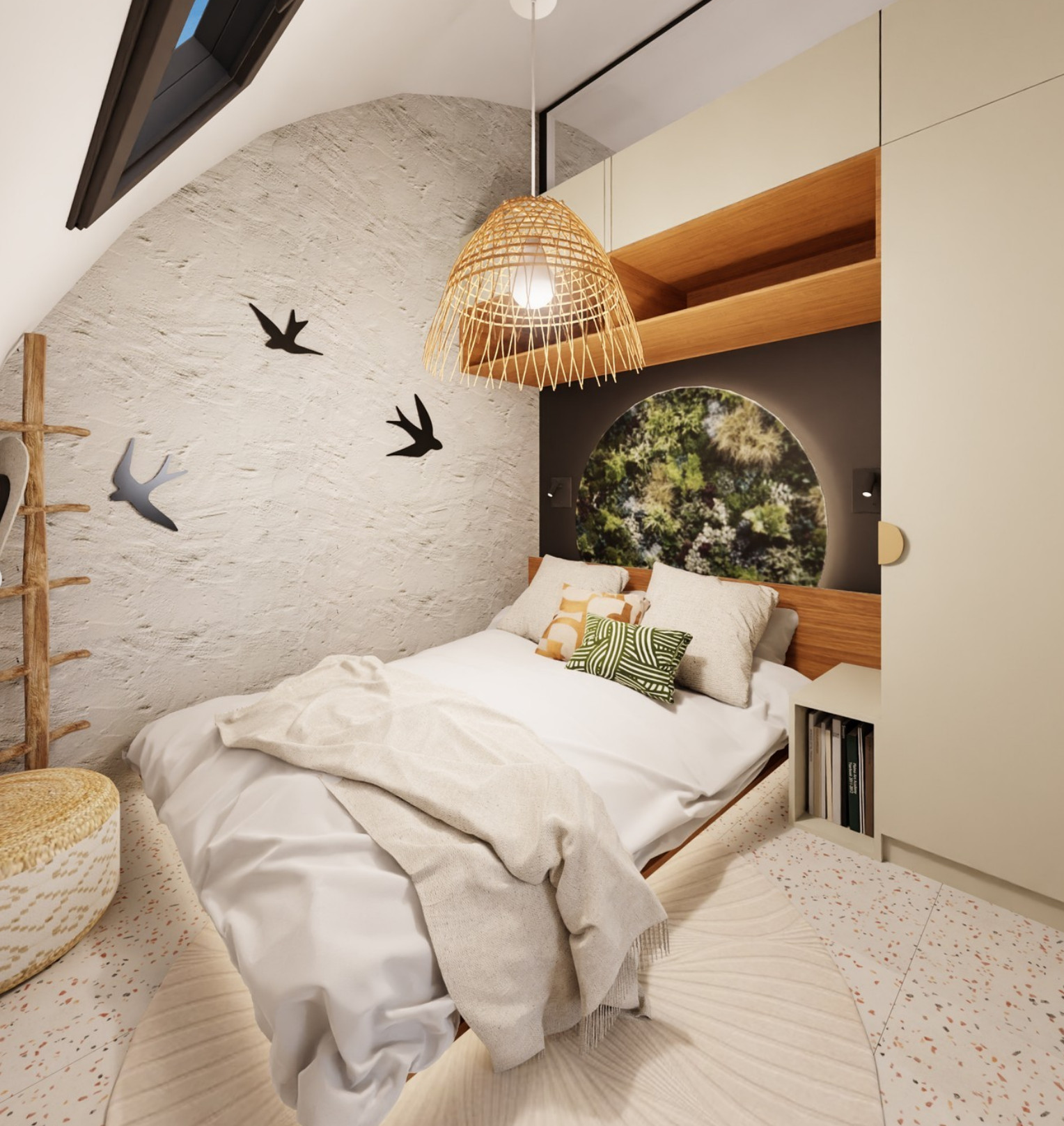 chambre mini maison écologique française Arkegreen chambre mini maison écologique française Arkegreen