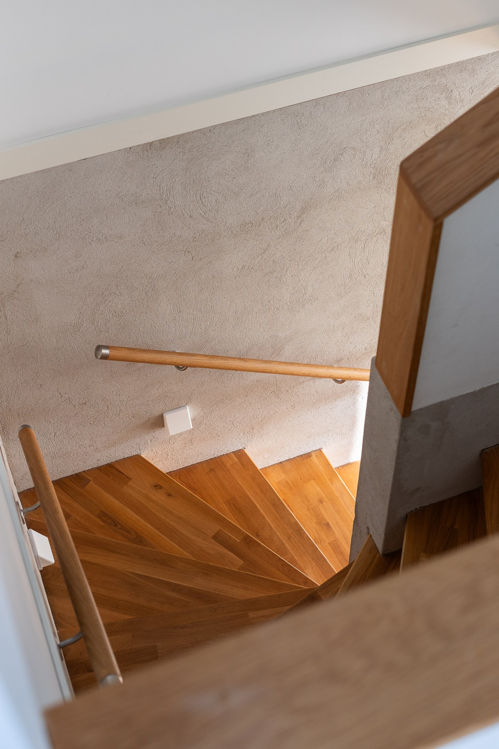 escalier bois grande maison design