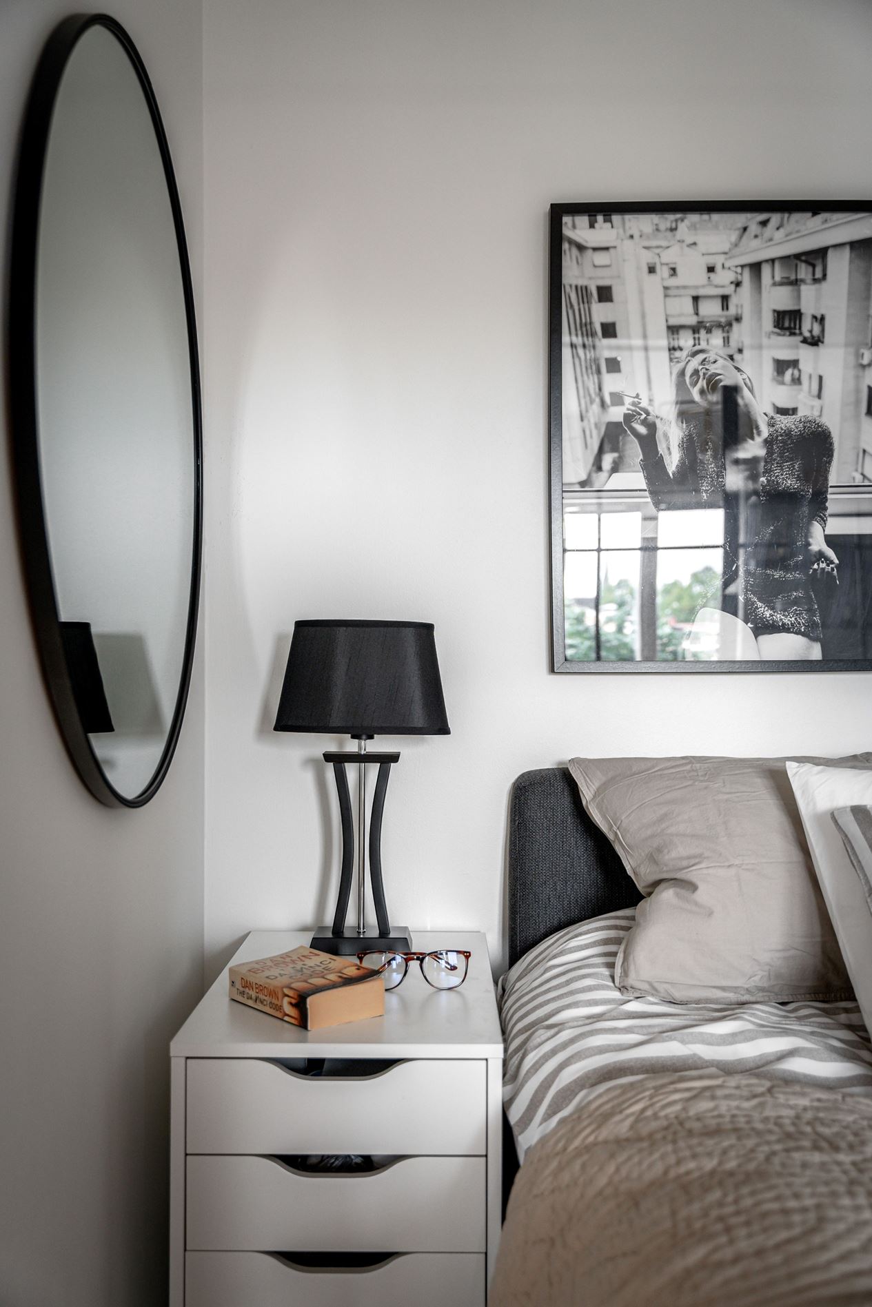 chambre décoration blanche et noire chambre décoration blanche et noire
