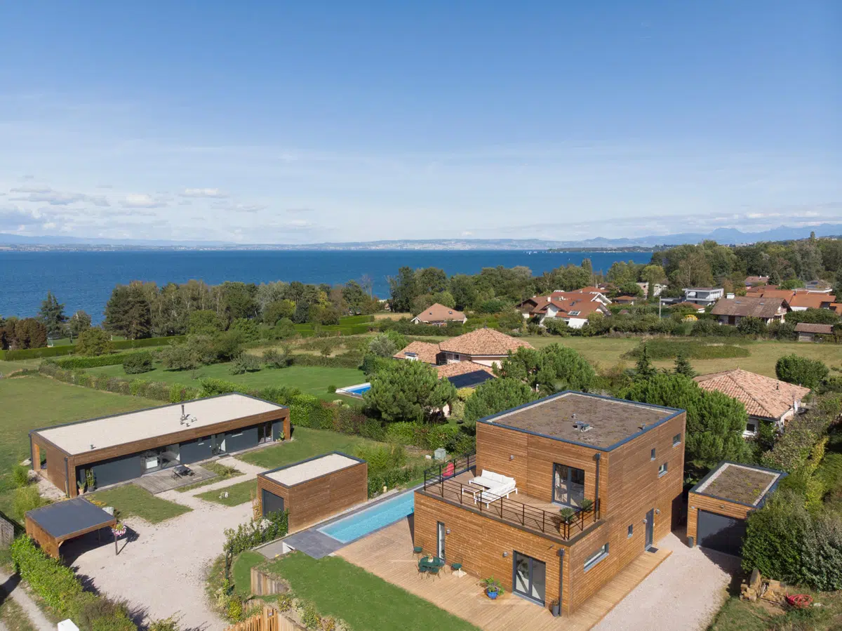 maison en bois avec piscine maison en bois avec piscine