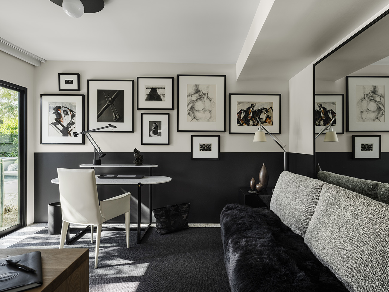 salon noir et blanc décoration contemporaine salon noir et blanc décoration contemporaine