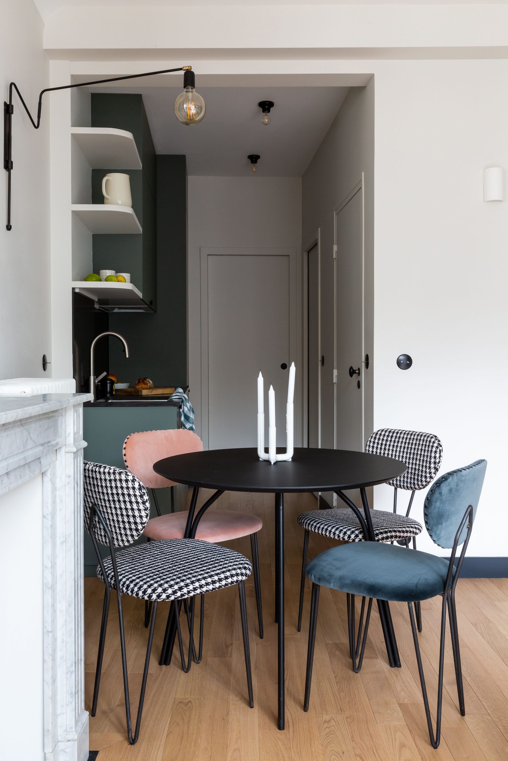 salle à manger appartement 30m2 Paris