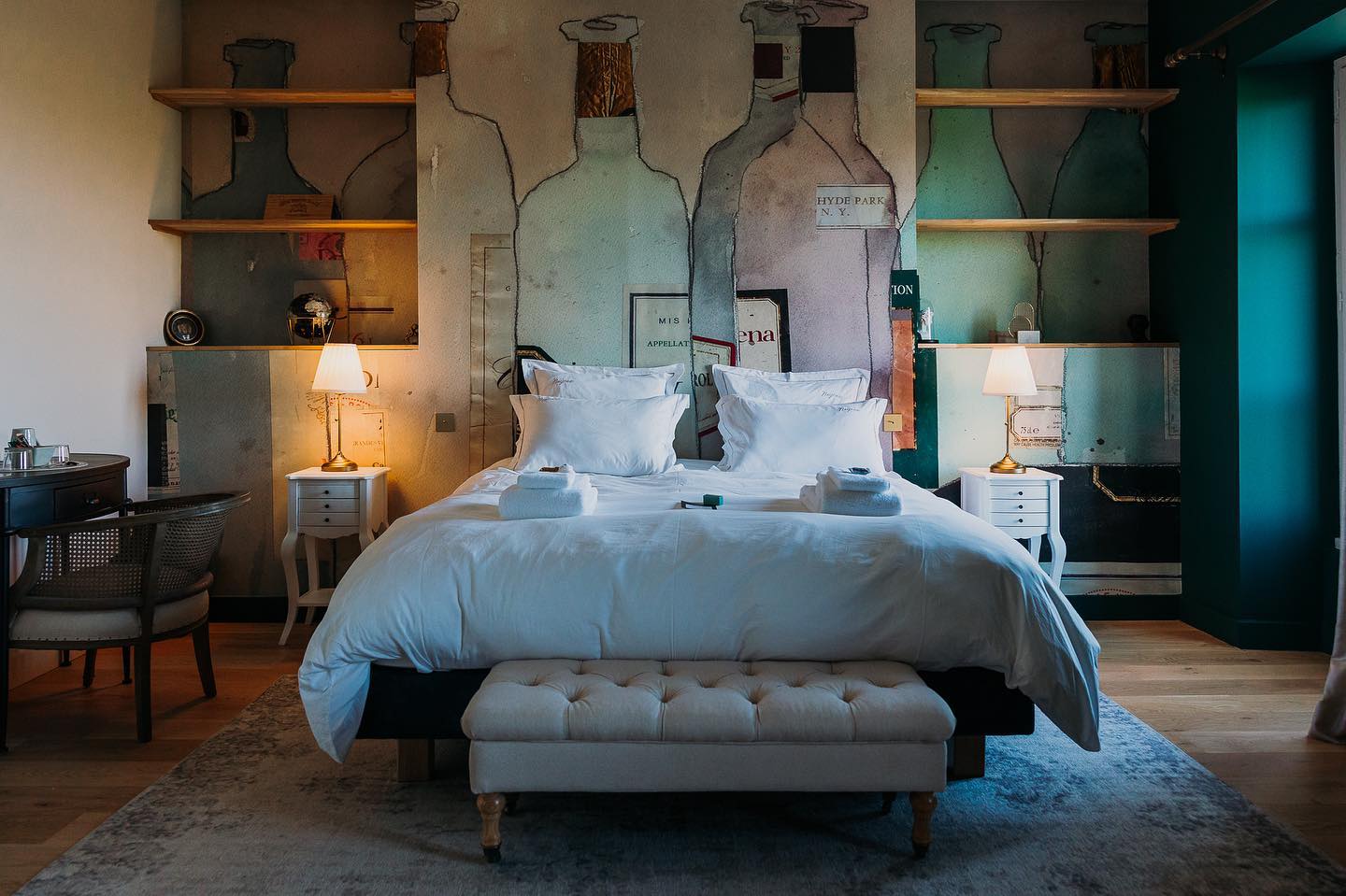 chambre Château de Neyran redécoré par Maisons du Monde
