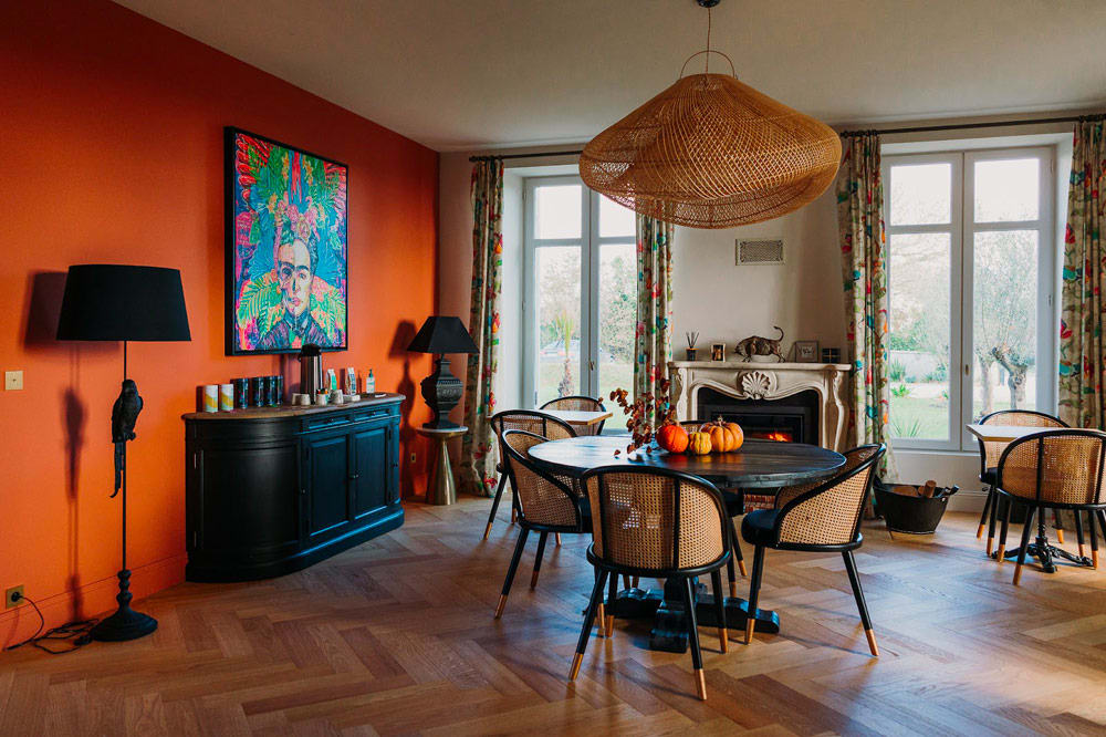 salle à manger Château de Neyran redécoré par Maisons du Monde
