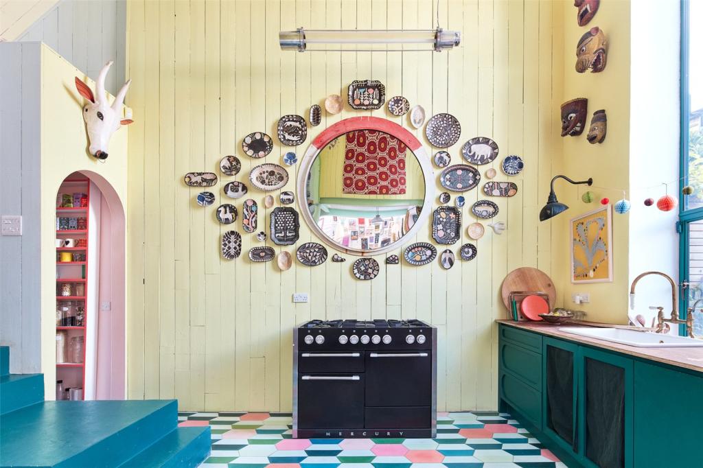 cuisine maison Londres décoration colorée cuisine maison Londres décoration colorée
