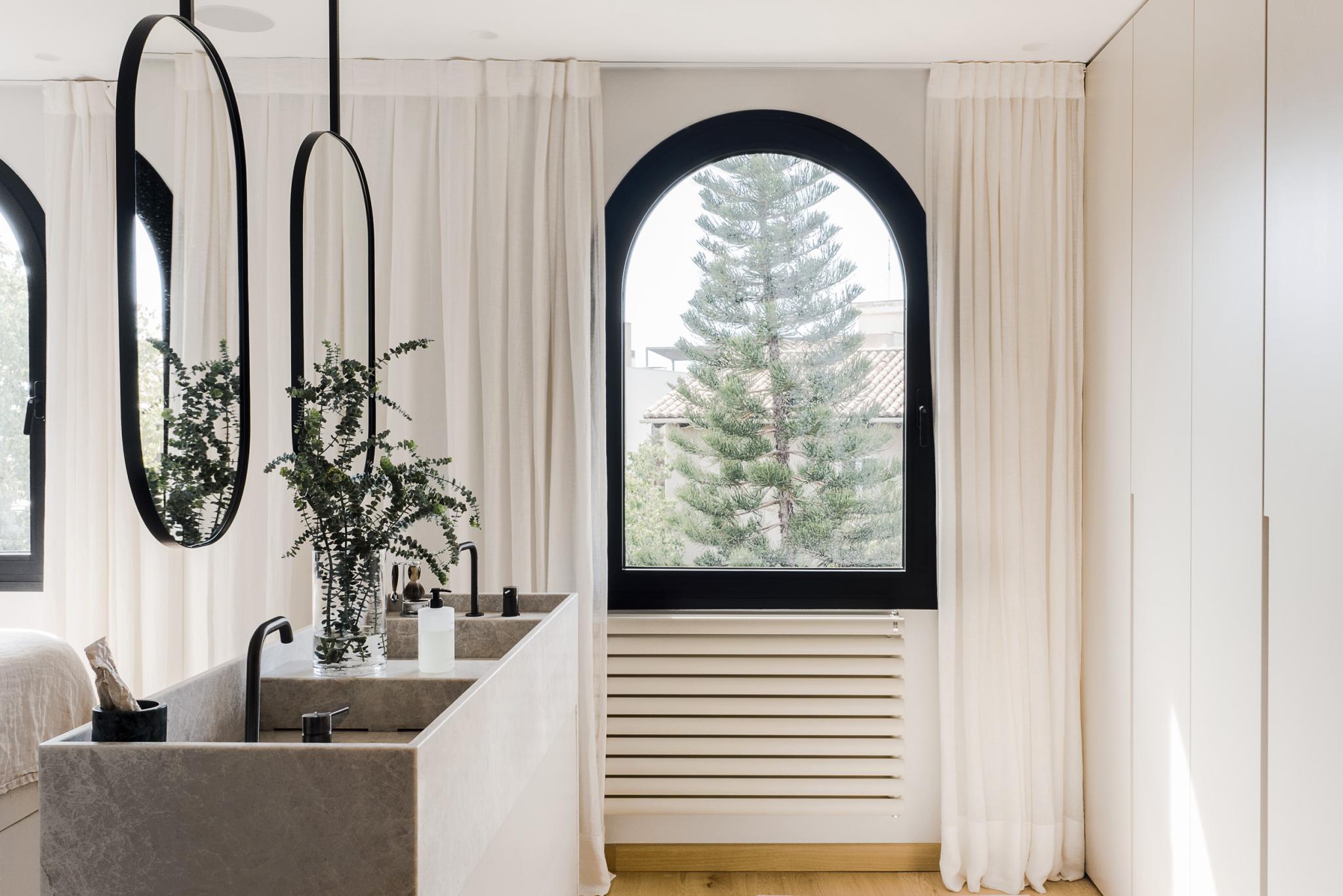 salle de bain dans chambre