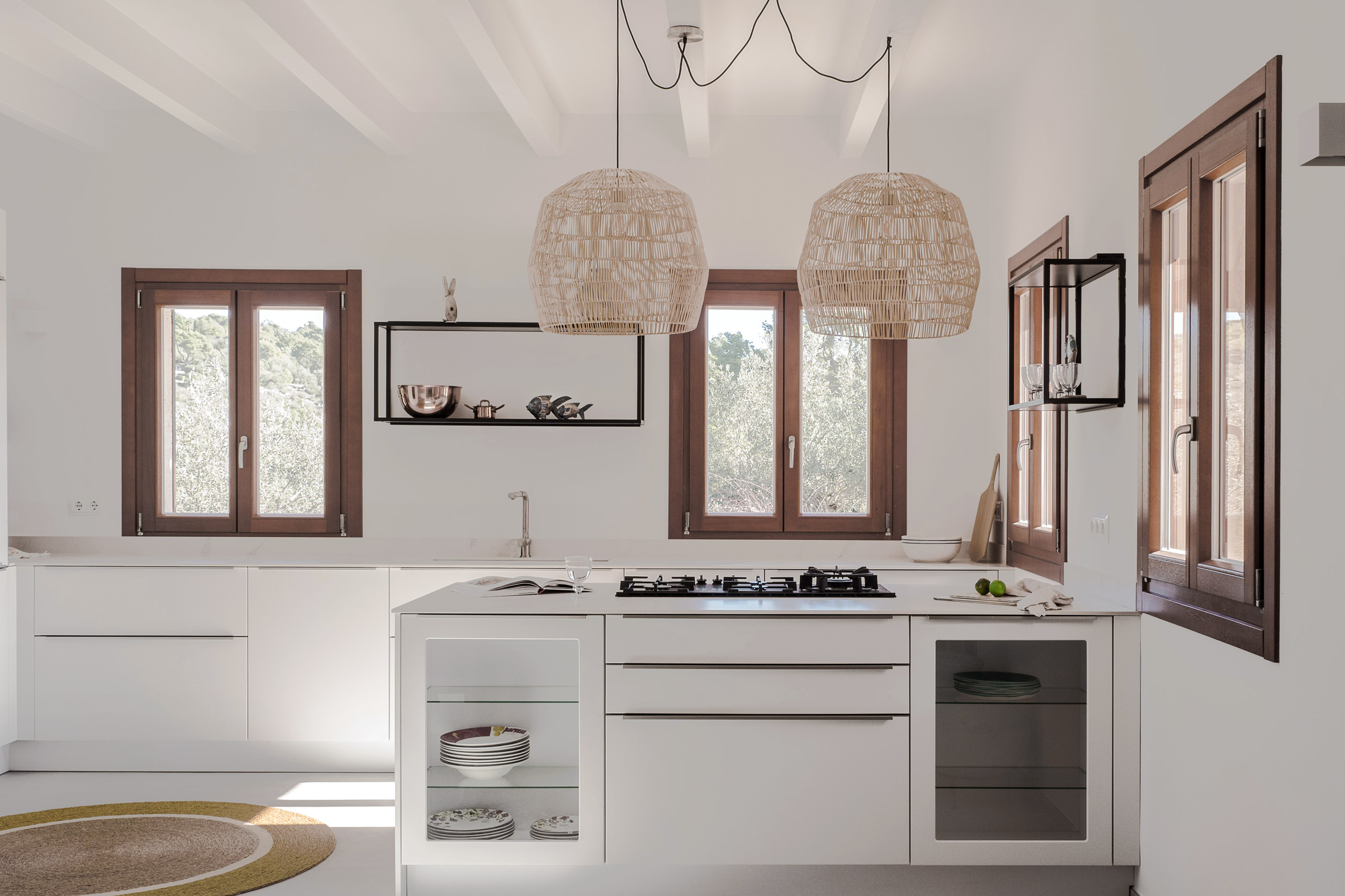 cuisine design blanche