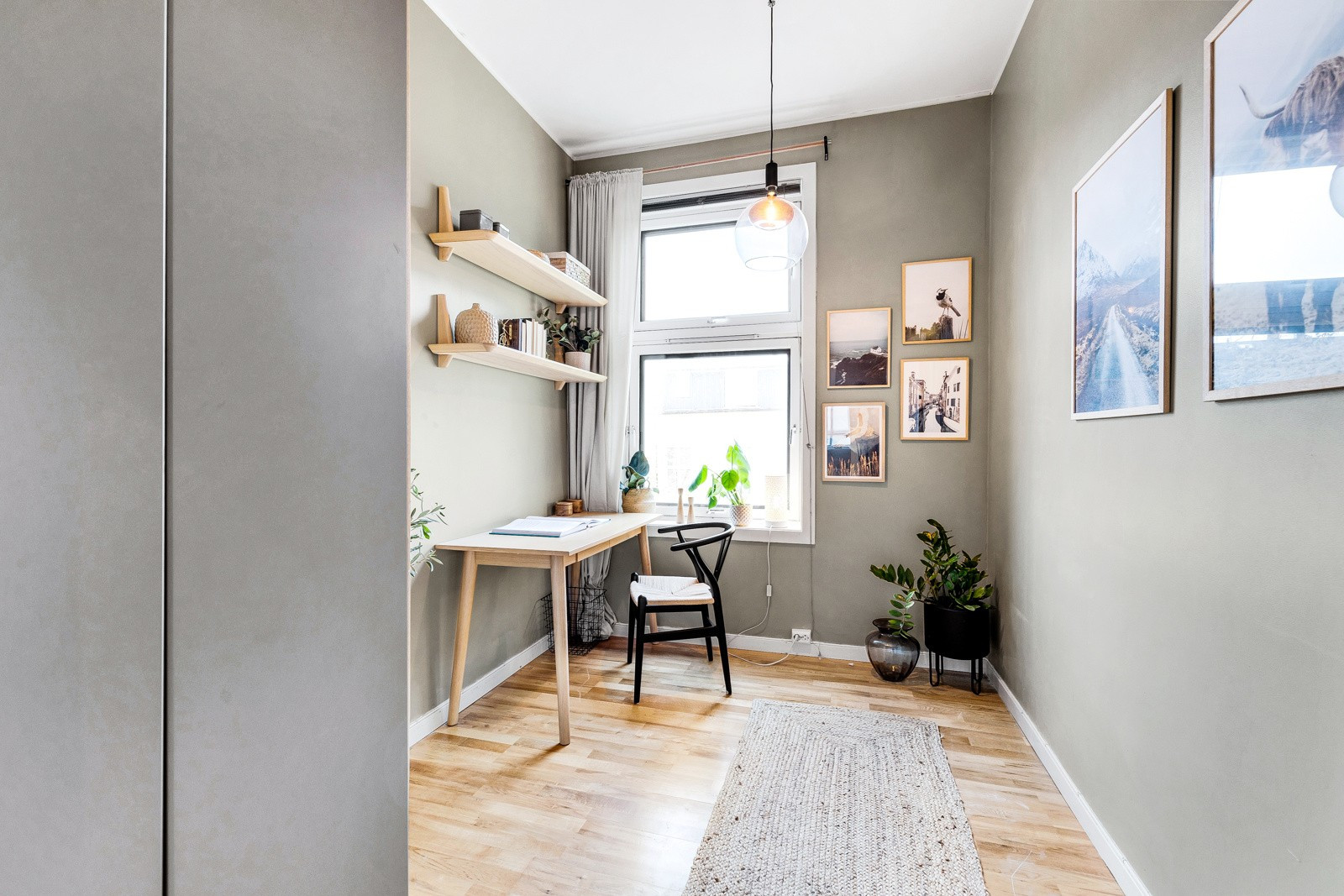 bureau décoration scandinave