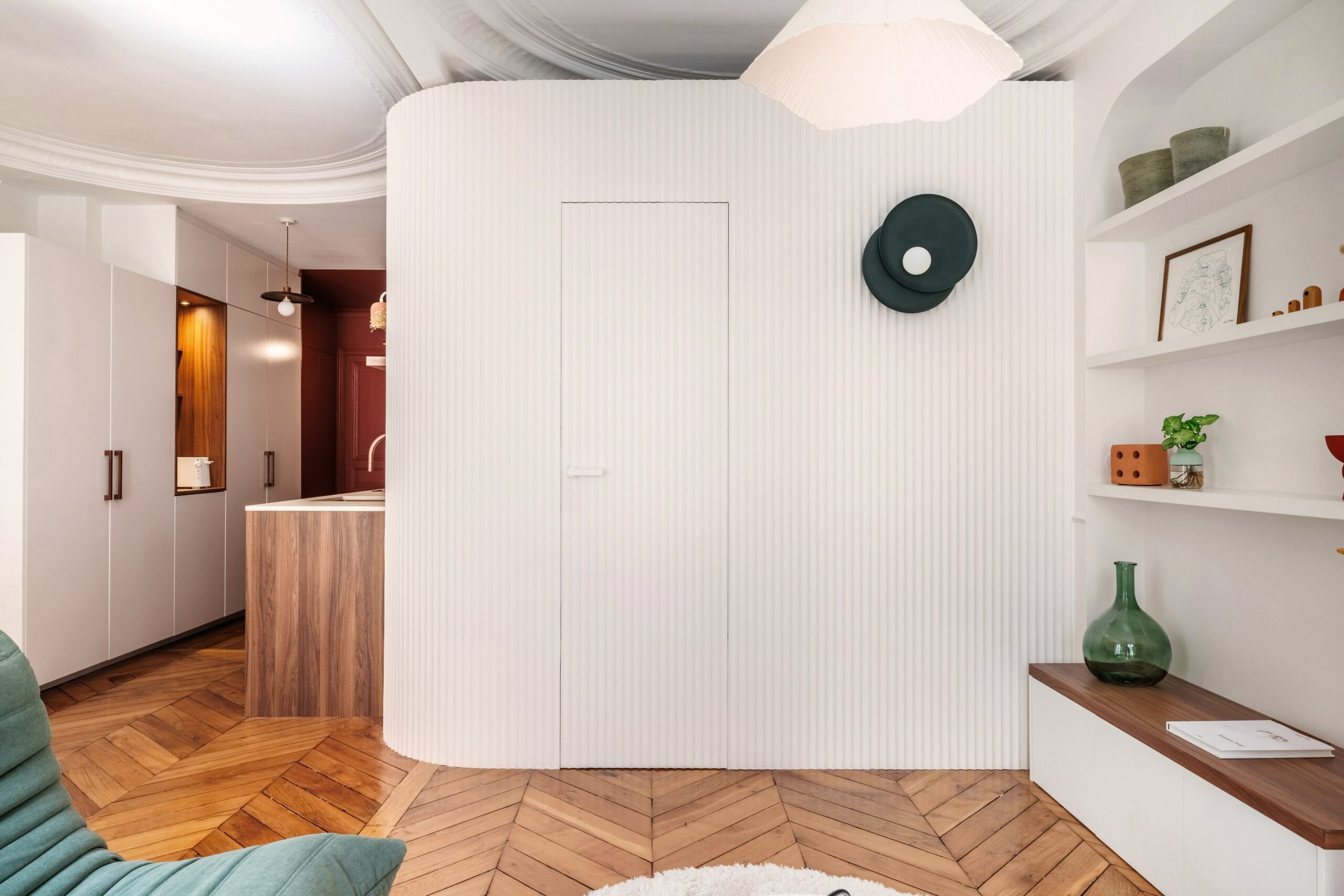 salon petit appartement haussmannien 42m2 Paris salon petit appartement haussmannien 42m2 Paris