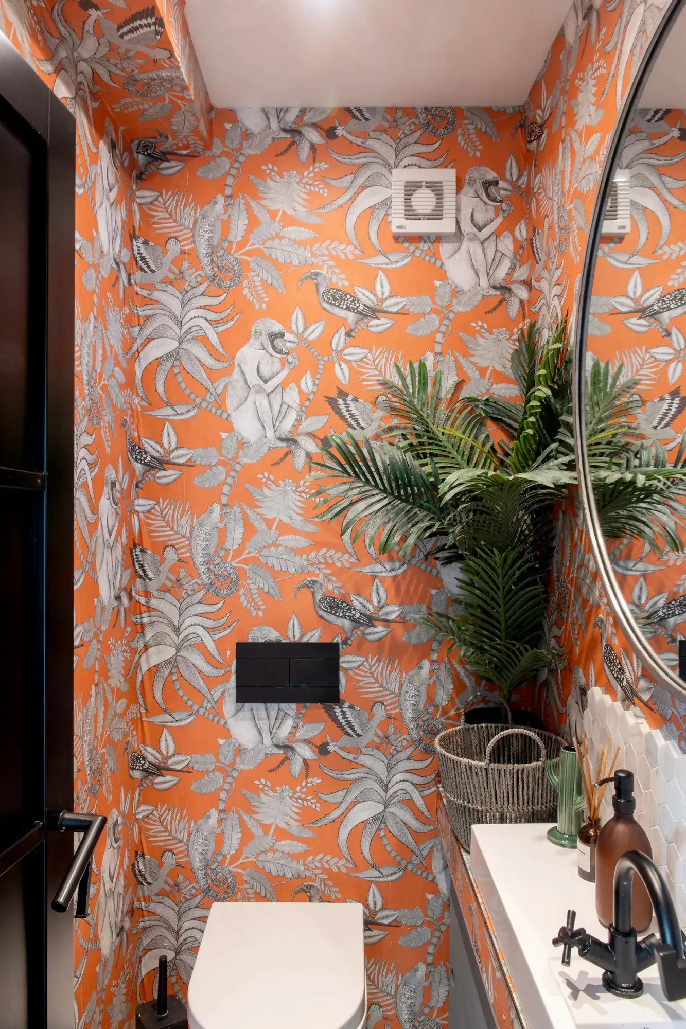 toilettes papier-peint orange toilettes papier-peint orange
