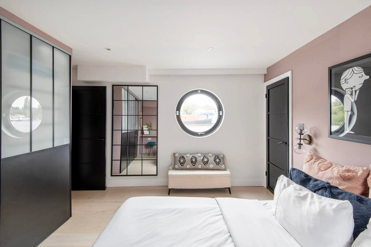 chambre rose avec verrière chambre rose avec verrière
