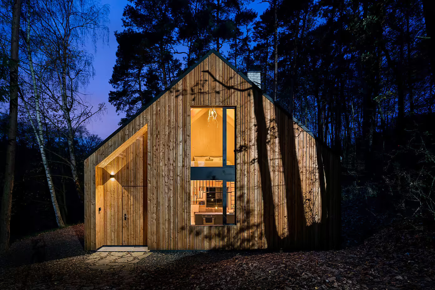 maison architecte vue nuit maison architecte vue nuit