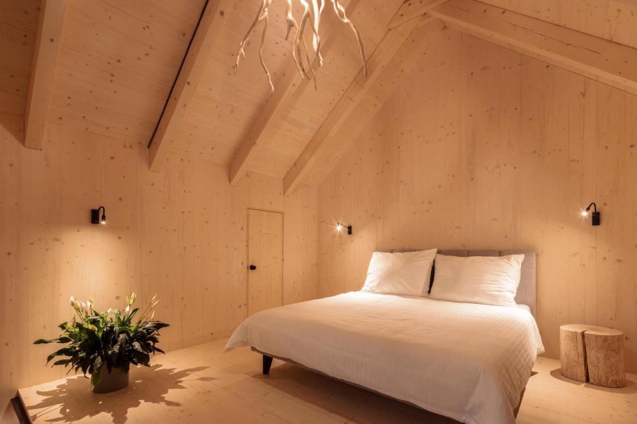chambre minimaliste maison en bois Hytta chambre minimaliste maison en bois Hytta