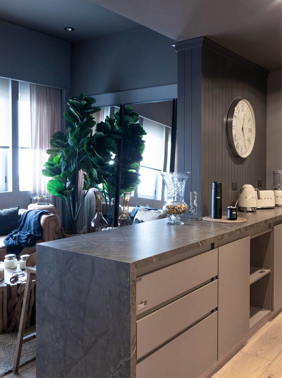 cuisine ouverte design grise cuisine ouverte design grise