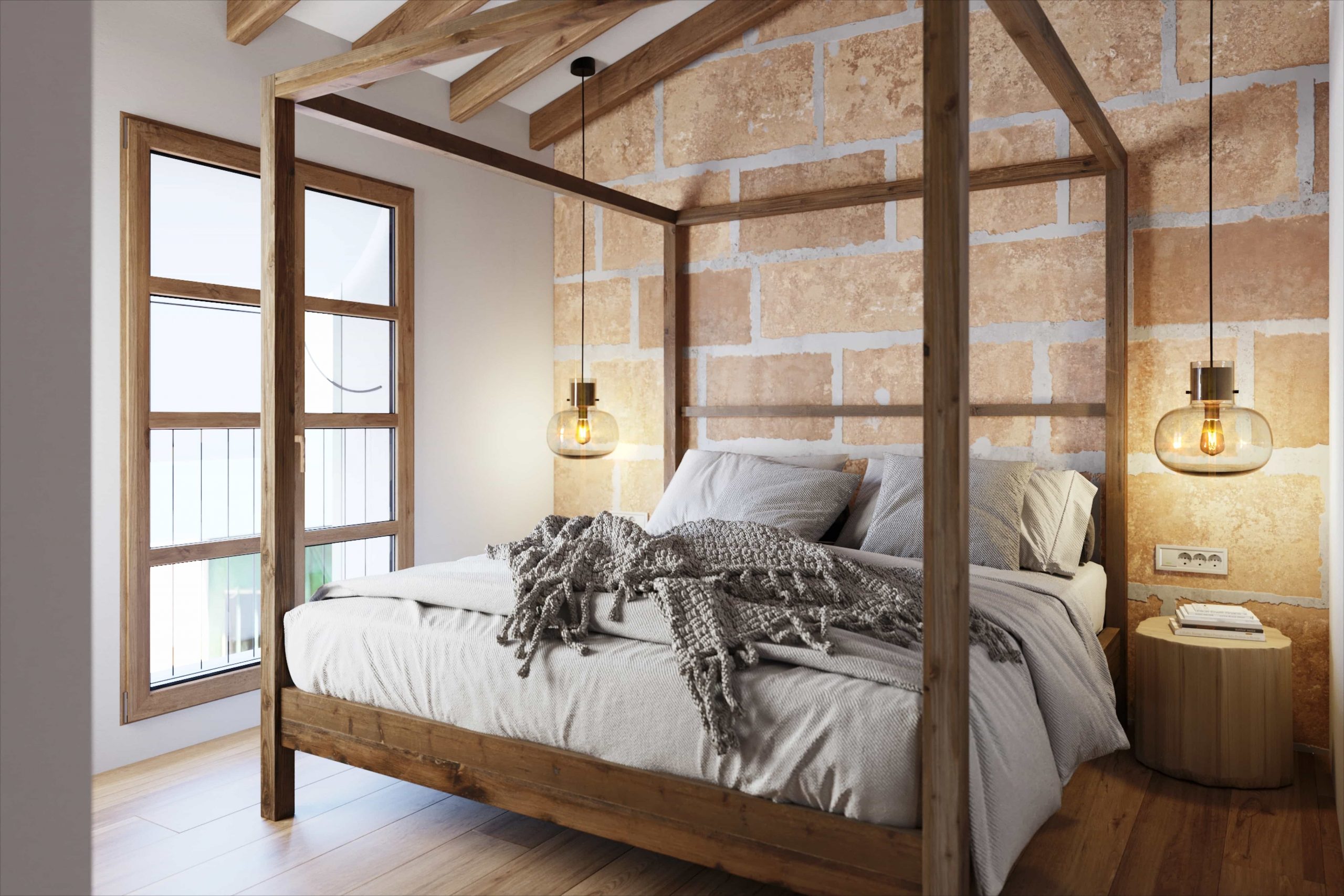 chambre avec lit à baldaquin décoration contemporaine chambre avec lit à baldaquin décoration contemporaine