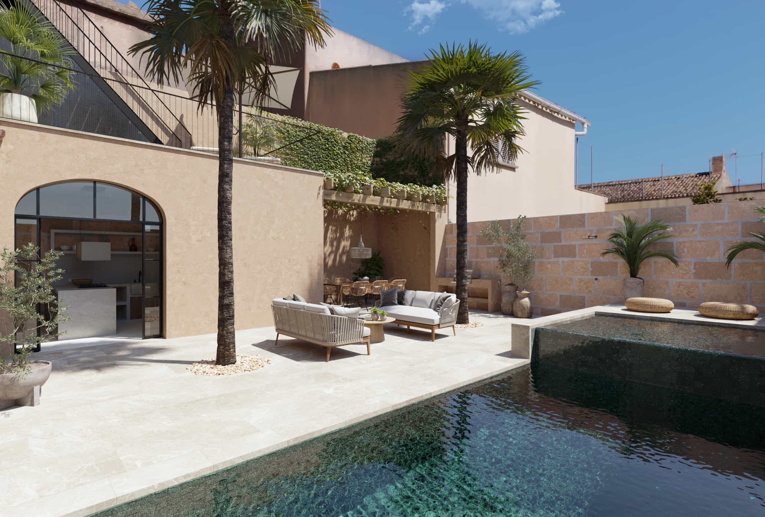 maison de ville Majorque avec patio et piscine maison de ville Majorque avec patio et piscine