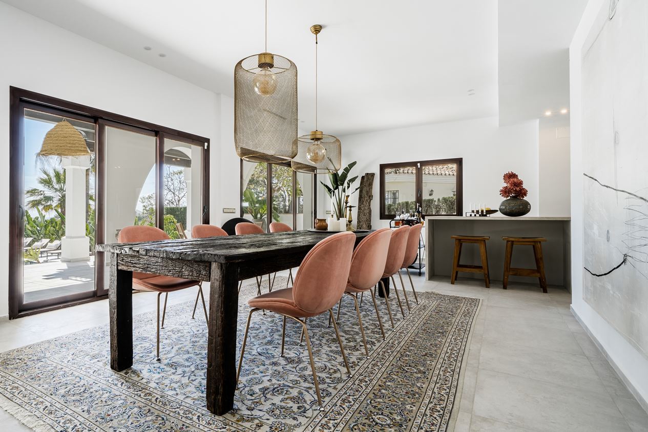 salle à manger décoration contemporaine