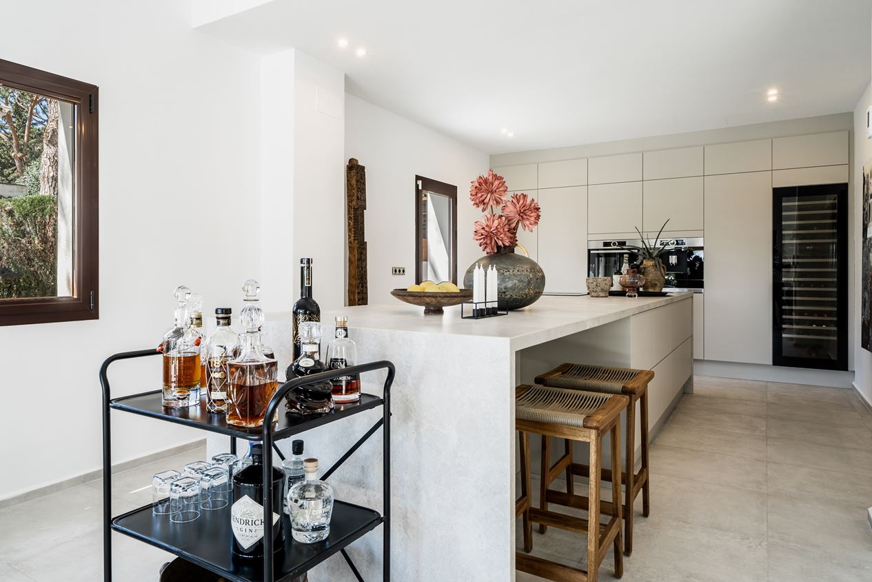 cuisine design avec îlot