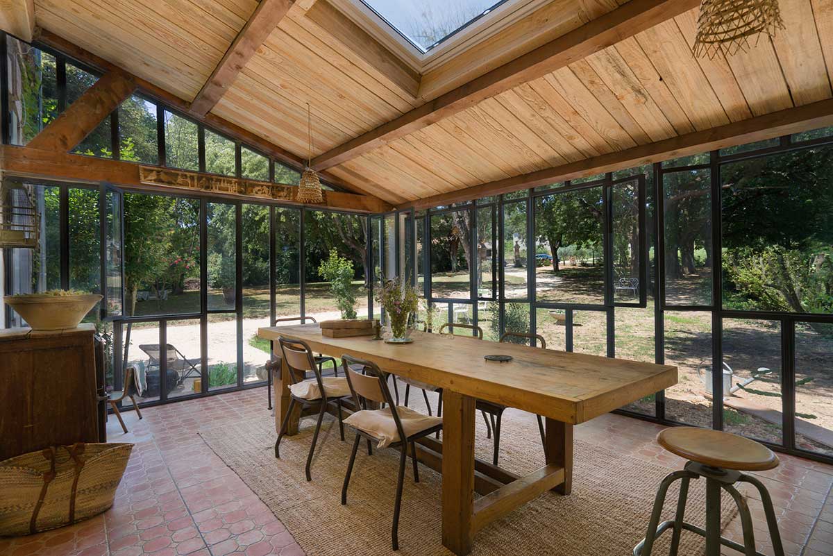 salle à manger dans jardin d salle à manger dans jardin d'hiver