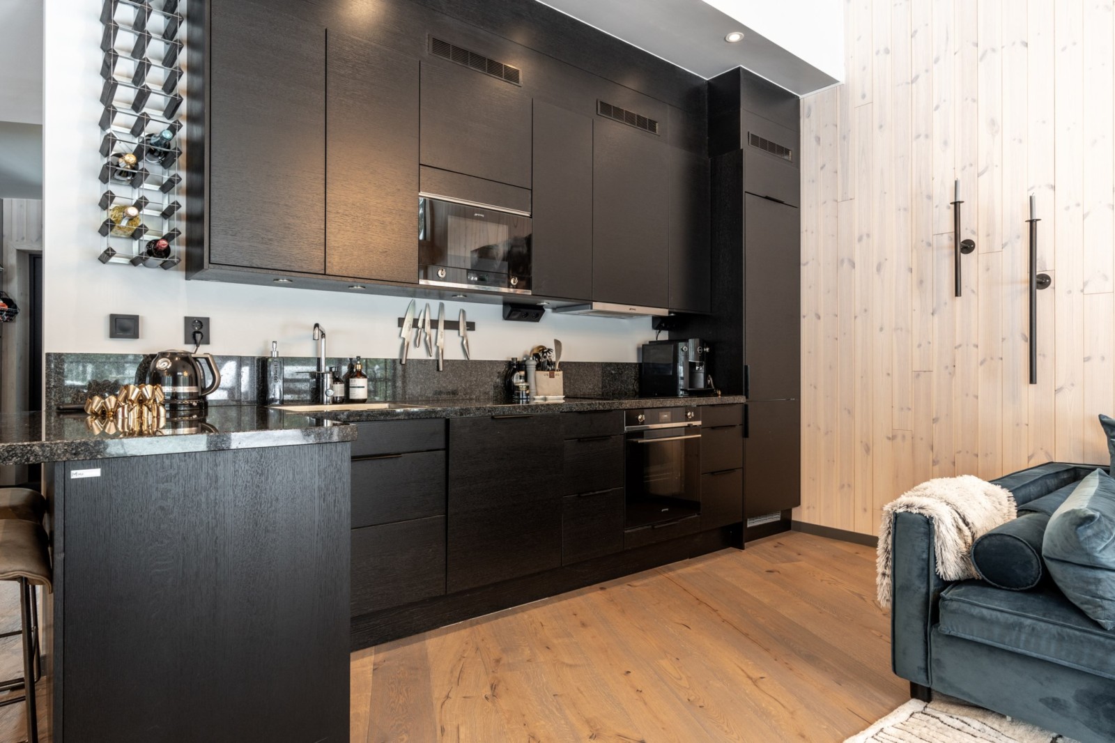 cuisine ouverte design noire cuisine ouverte design noire