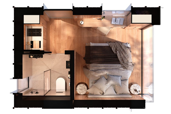 plan mini maison 18m2 plan mini maison 18m2