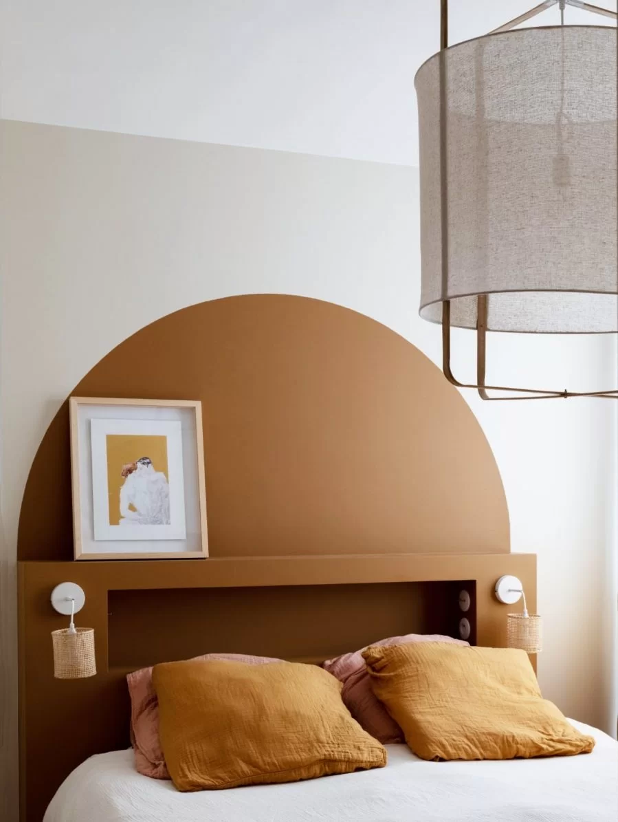 chambre décoration couleur ocre