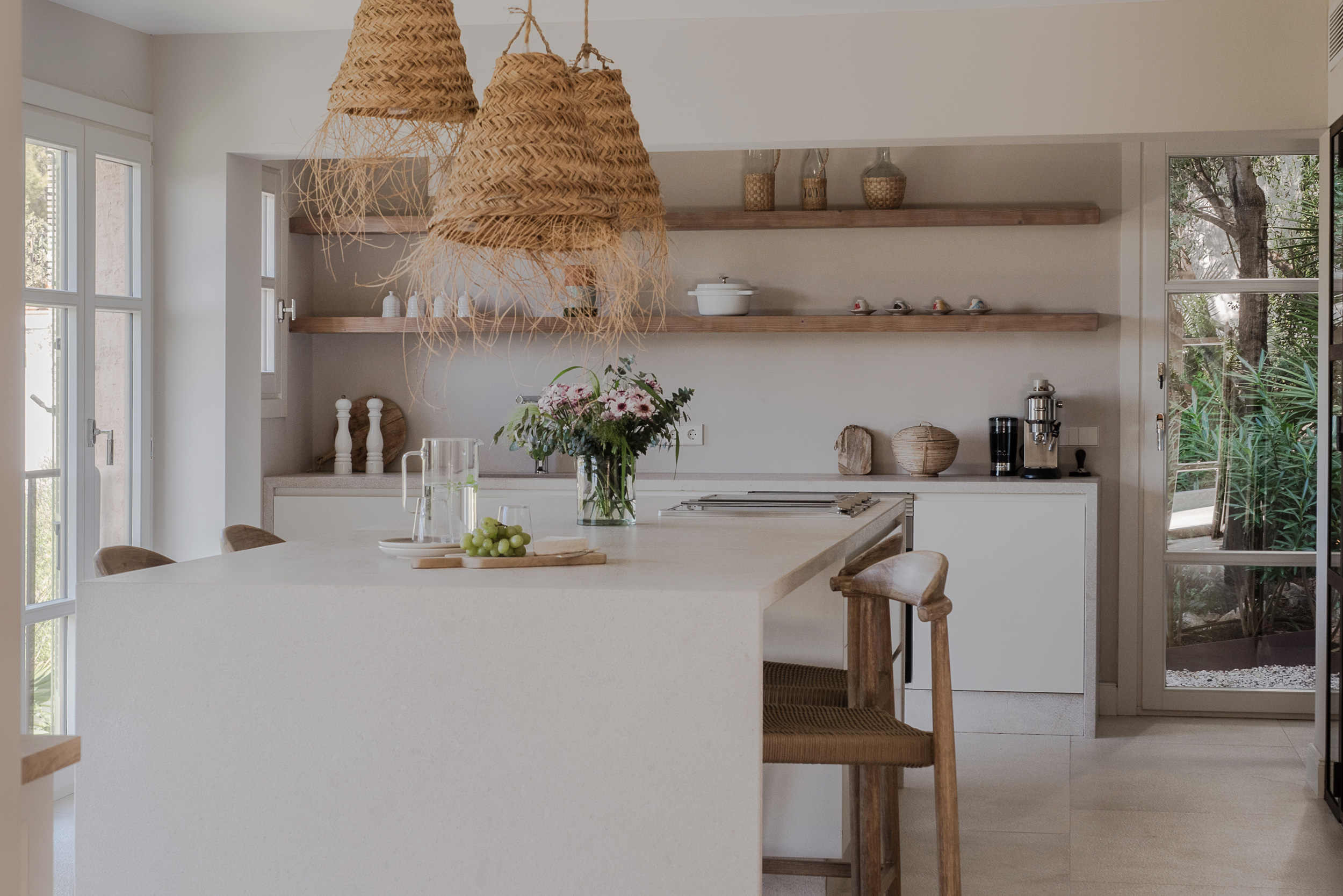 cuisine décoration naturelle contemporaine