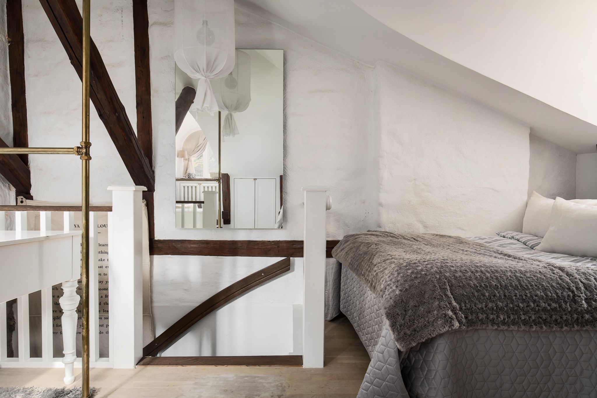 chambre mansardée décoration scandinave petite maison de 61m2 chambre mansardée décoration scandinave petite maison de 61m2