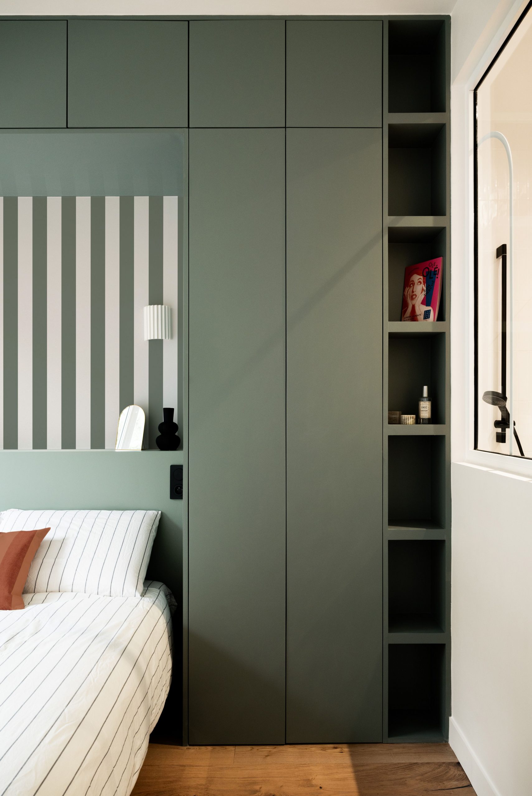 chambre avec meuble pont décoration verte chambre avec meuble pont décoration verte