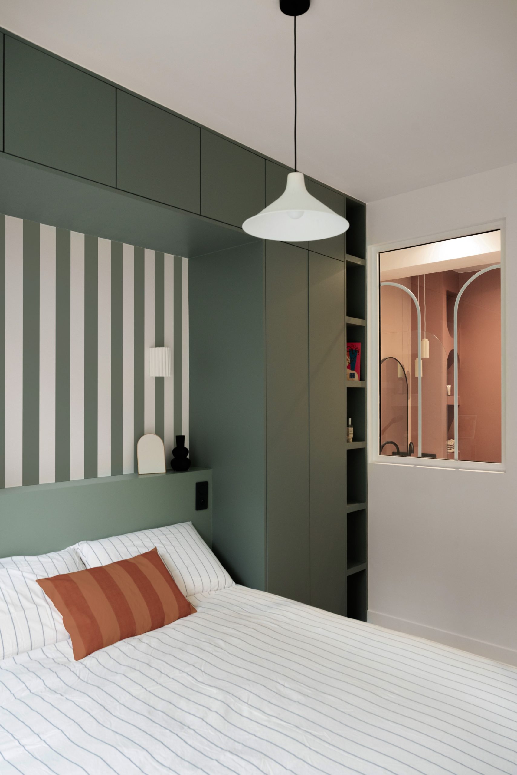 chambre avec verrière appartement 45m2 Paris chambre avec verrière appartement 45m2 Paris