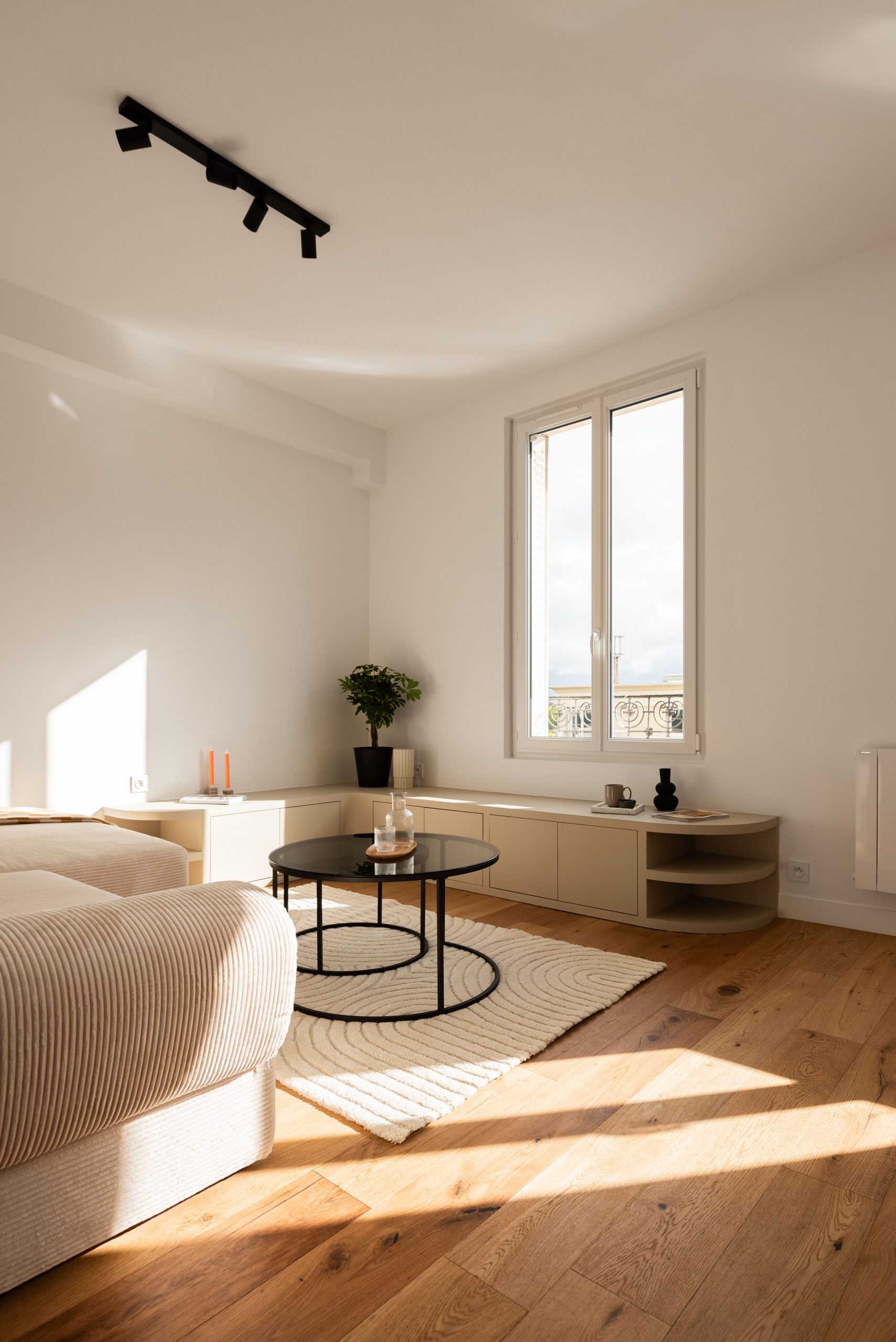 salon décoration naturelle appartement 45m2 Paris salon décoration naturelle appartement 45m2 Paris