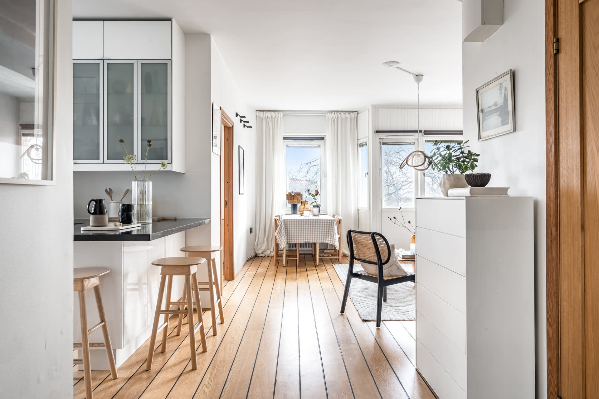 salon avec cuisine ouverte décoration scandinave et naturelle salon avec cuisine ouverte décoration scandinave et naturelle
