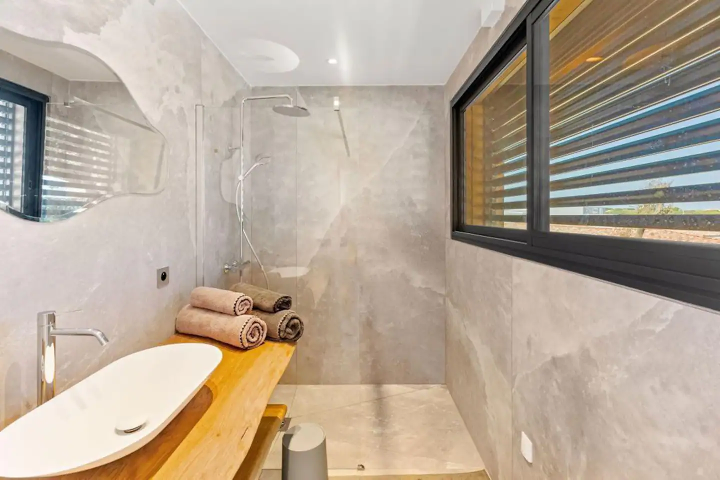 salle de bain grise béton et bois salle de bain grise béton et bois