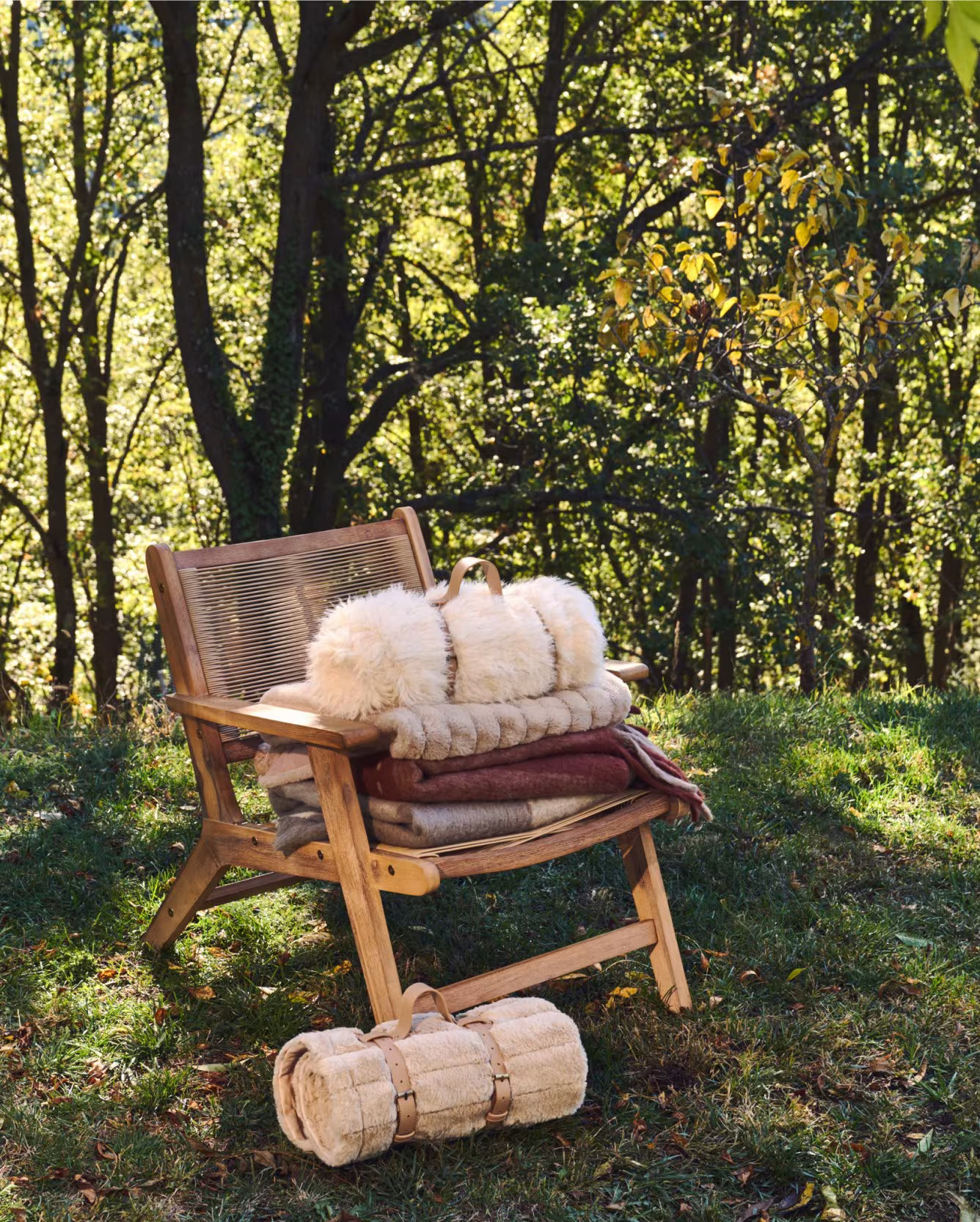 fauteuil avec plaids Kave Home