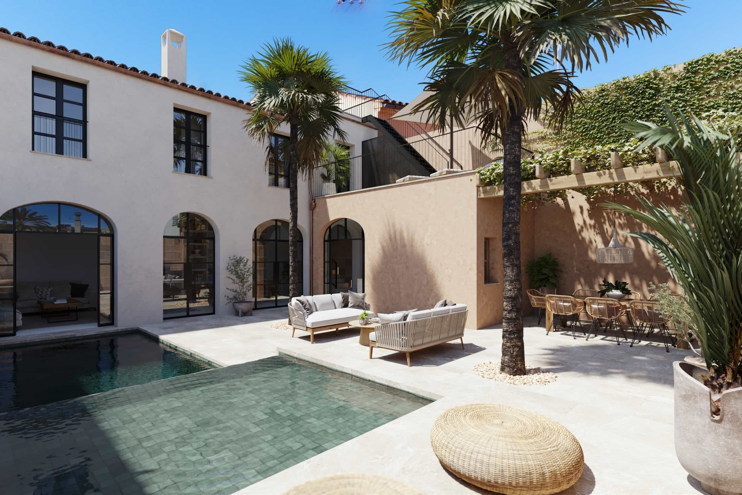 maison de ville Majorque avec patio et piscine maison de ville Majorque avec patio et piscine