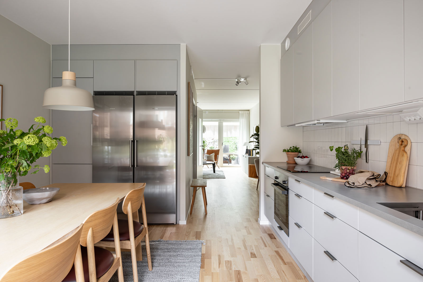 cuisine design blanche