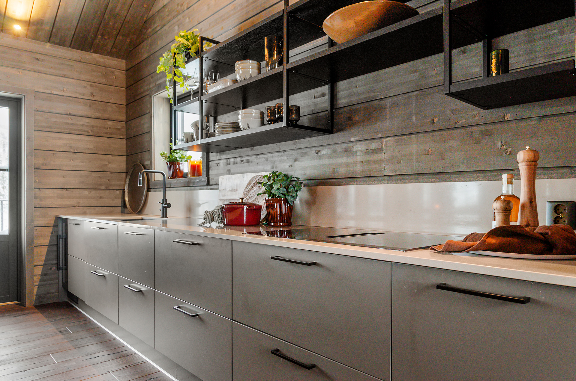 cuisine gris anthracite maison bois cuisine gris anthracite maison bois