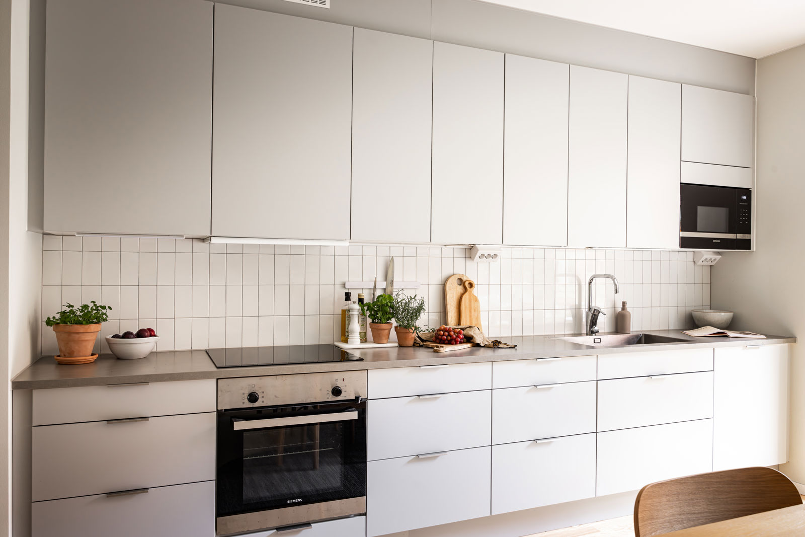 cuisine design blanche