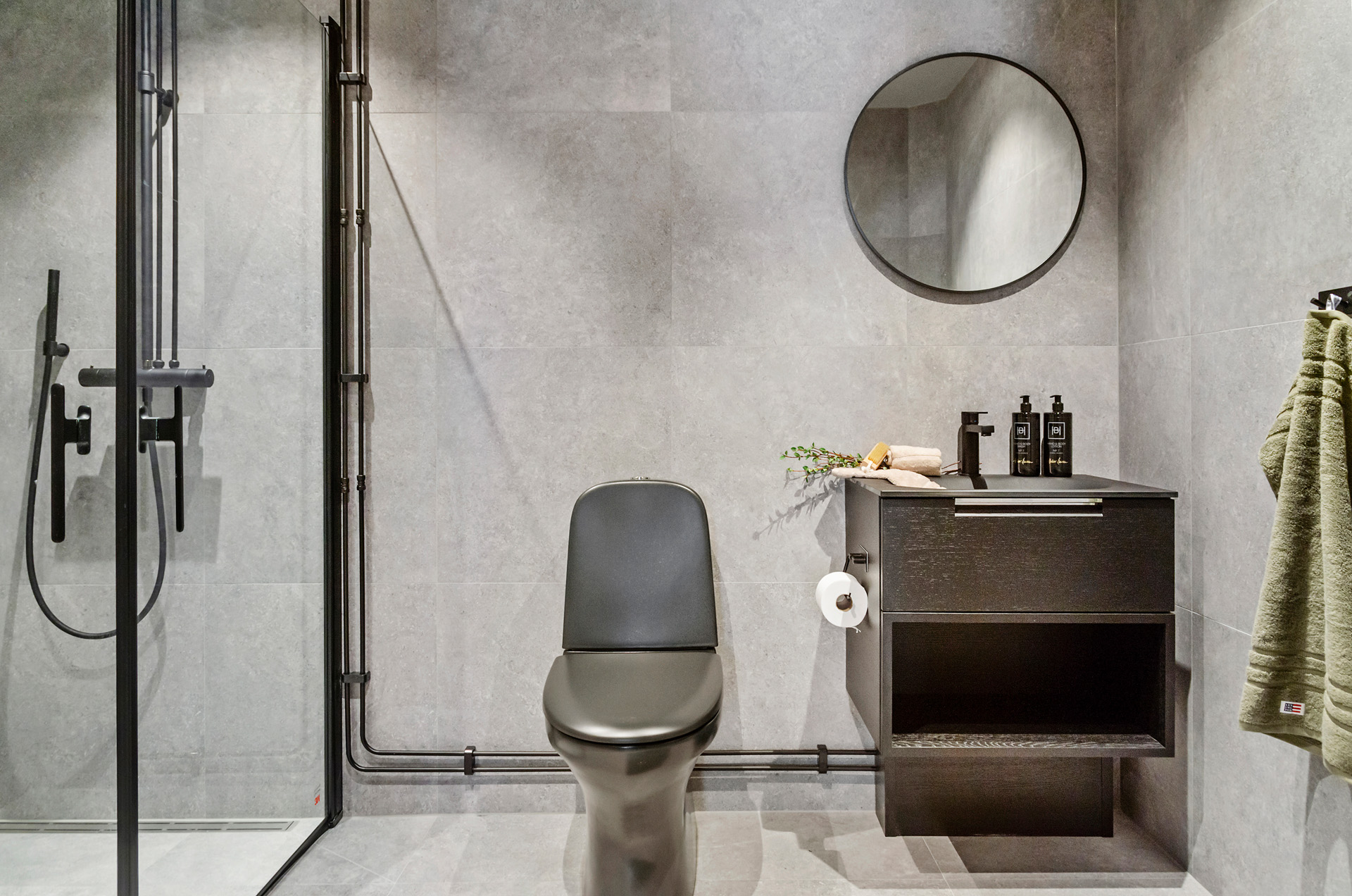 salle de bain grise salle de bain grise