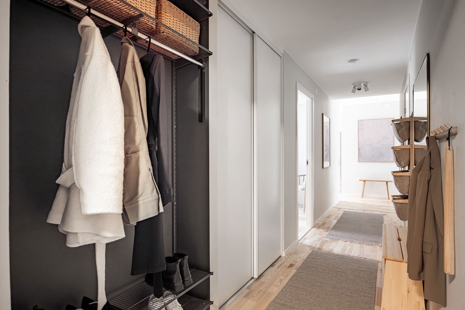entrée appartement décoration contemporaine
