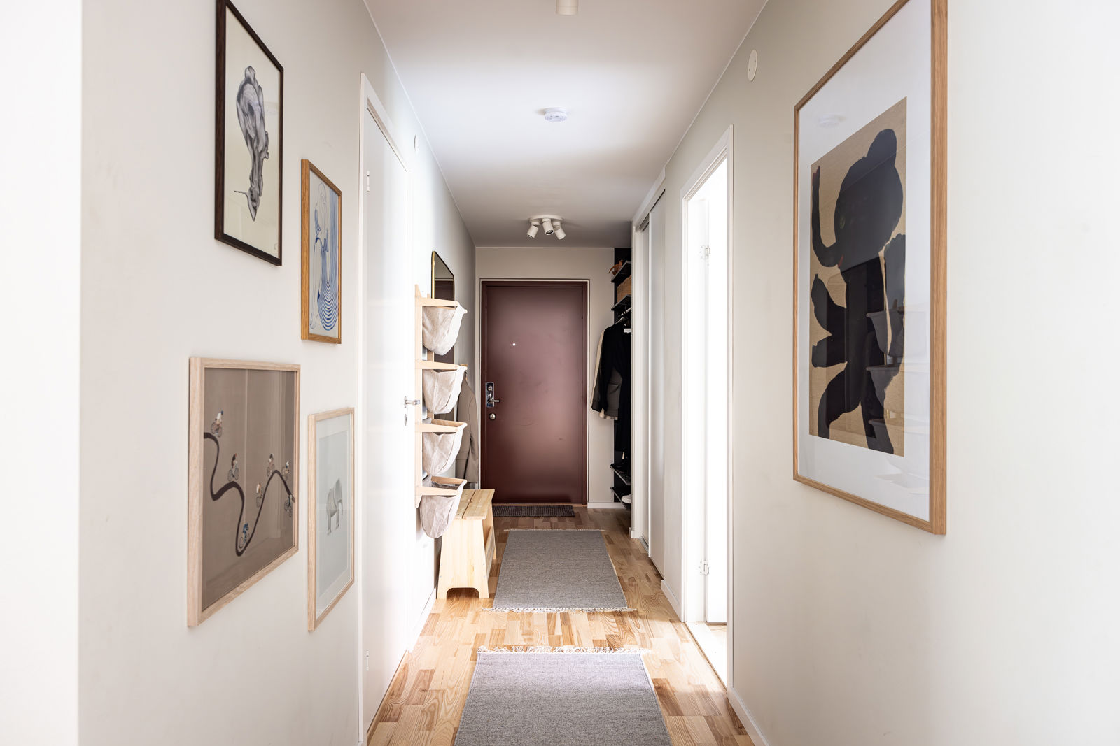 entrée appartement décoration contemporaine