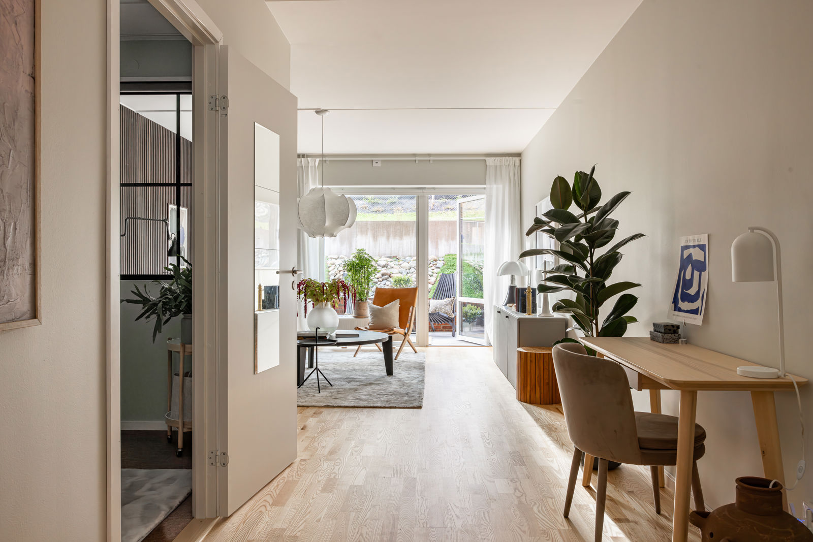 entrée appartement décoration contemporaine