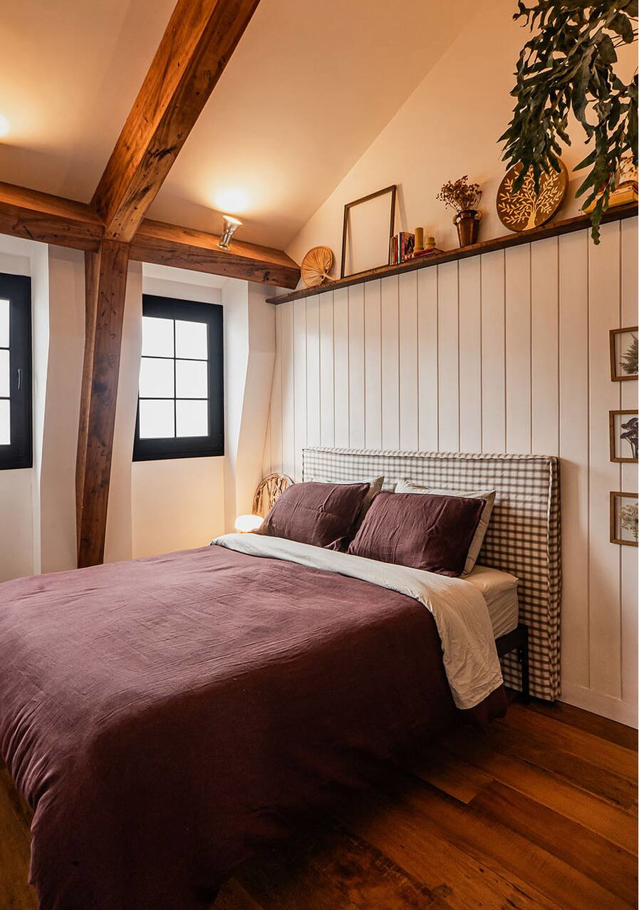chambre avec poutres décoration rustique chic chambre avec poutres décoration rustique chic