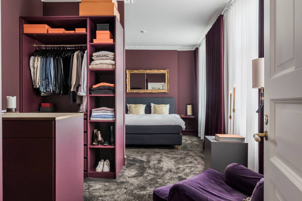 chambre violette avec dressing chambre violette avec dressing