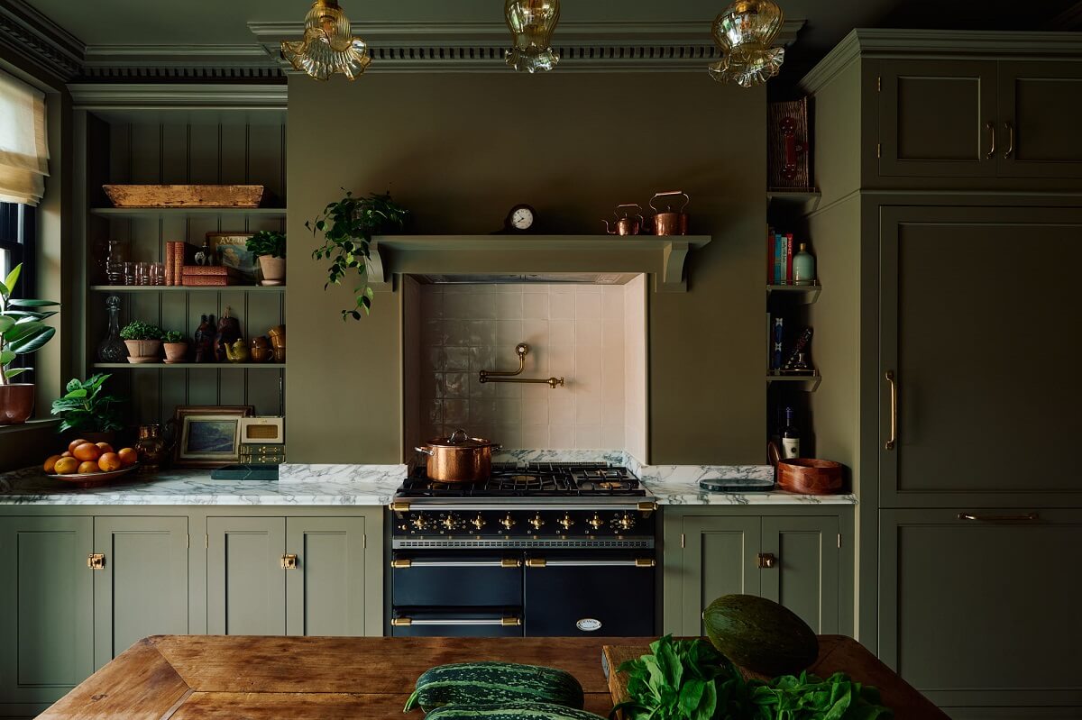 cuisine deVOL vert kaki