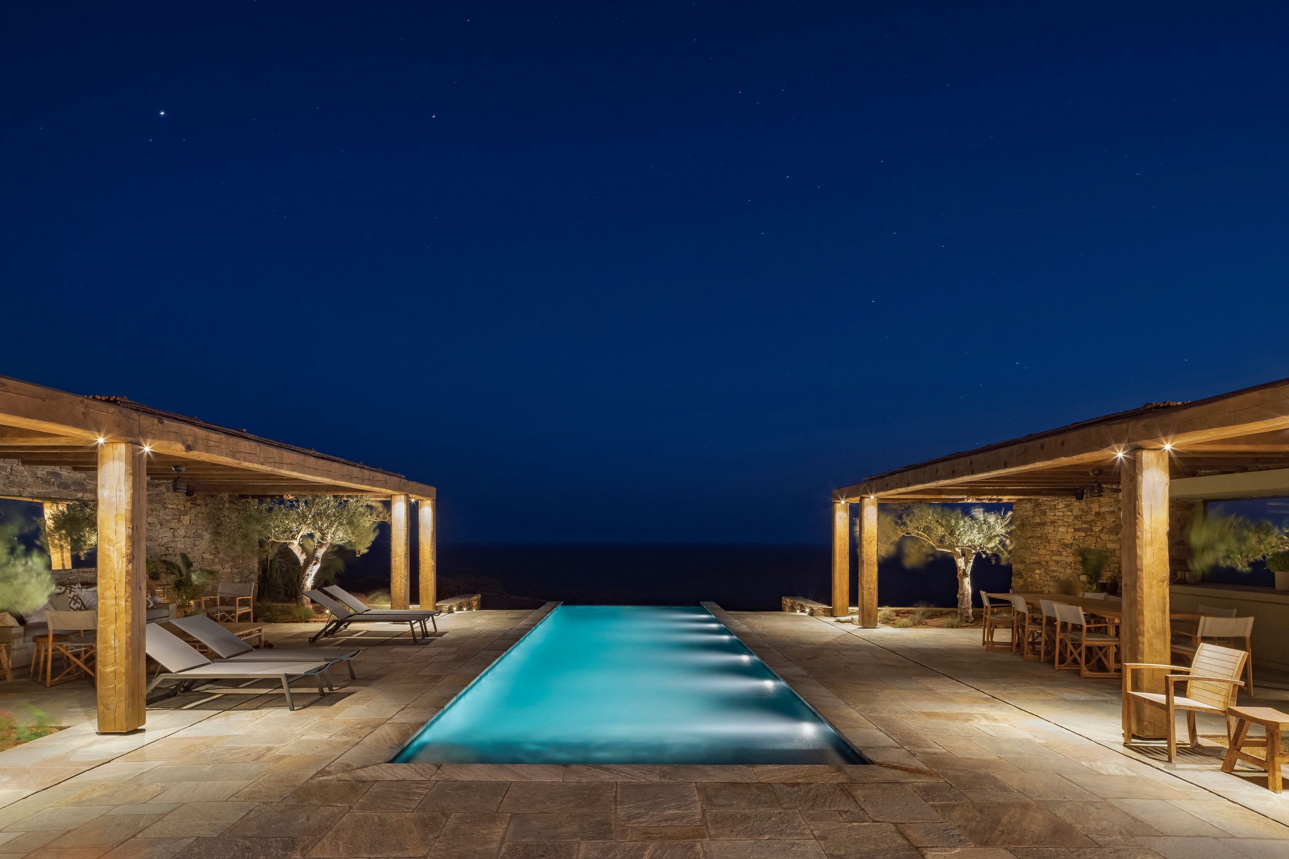 terrasse avec piscine