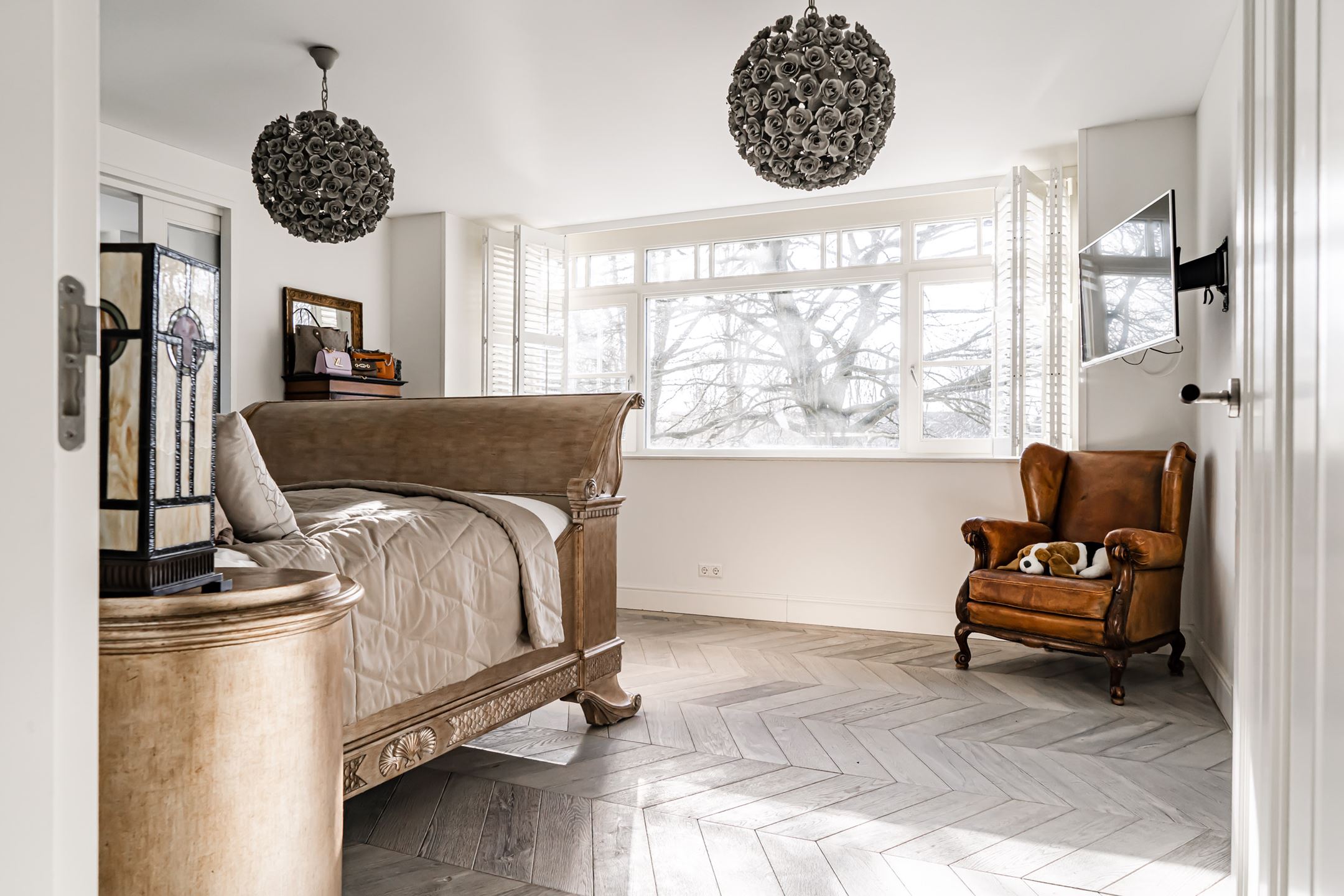 chambre décoration vintage