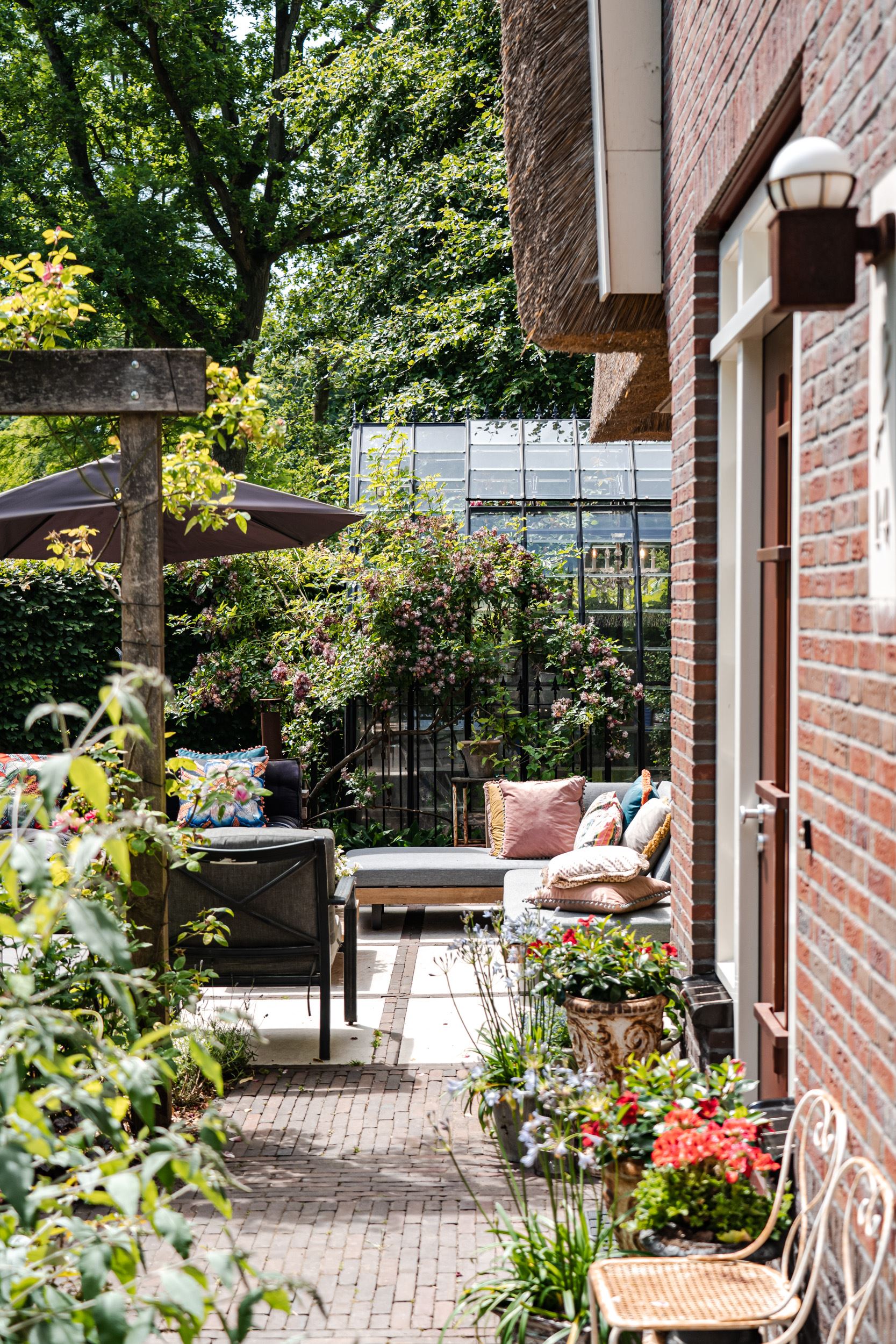 terrasse maison en briques